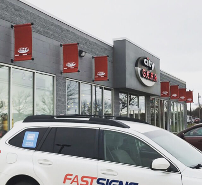 Sign & Graphics Installation Photo